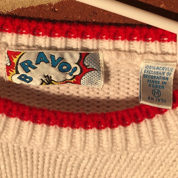 Cute Santa 3D girl Ugly Bravo Sweater Fits large - Picture 3 of 4